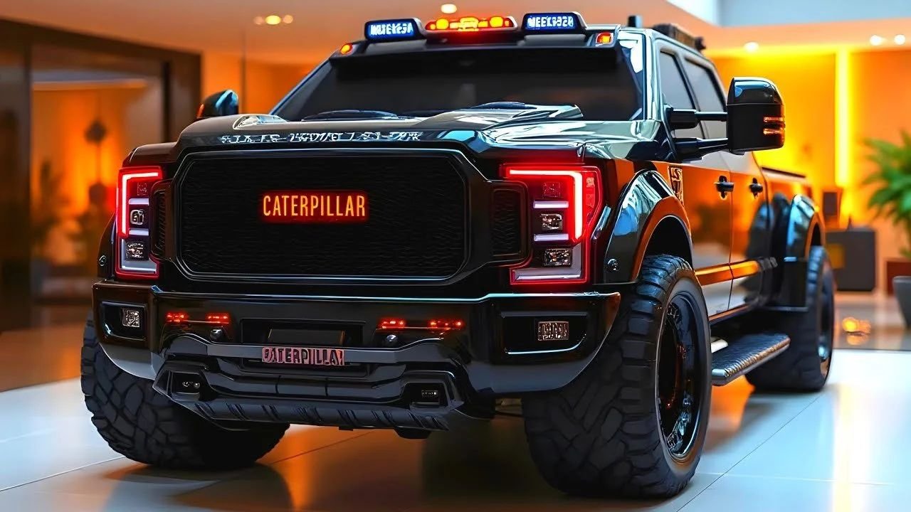 Caterpillar Pickup Concept Draws Attention with Heavy-Duty Design and Work-Focused Engineering